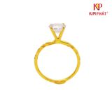 Nhẫn 1 Hột Đai MM Vàng 610 KIM PHÁT