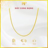 Dây Chuyền Cong Bọng Vàng 610 KIM PHÁT