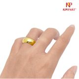 Nhẫn Trơn Lu Bọng Bản Lớn Vàng 610 KIM PHÁT (Nên tăng 2 ni so với ni thực tế)