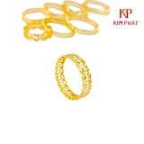 Nhẫn Kim Tiền Thu Hút Tài Lộc Vàng 610 KIM PHÁT