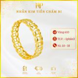 Nhẫn Kim Tiền Thu Hút Tài Lộc Vàng 610 KIM PHÁT