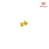 Bông Tai Đẩy 1 Hột Vàng 610 KIM PHÁT