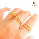 Nhẫn Tròn Móc Máy 3D Vàng 610 KIM PHÁT
