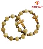 Vòng Chuỗi Trầm Hương Thiên Nhiên Mix Thánh Giá