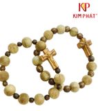 Vòng Chuỗi Trầm Hương Thiên Nhiên Mix Thánh Giá