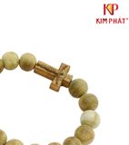 Vòng chuỗi Trầm Hương Thiên Nhiên Mix Thánh Giá 10li