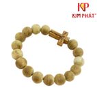Vòng chuỗi Trầm Hương Thiên Nhiên Mix Thánh Giá 10li