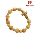 Vòng Chuỗi Trầm Hương Thiên Nhiên Mix Thánh Giá 10li