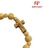 Vòng Chuỗi Trầm Hương Thiên Nhiên Mix Thánh Giá 10li