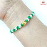 Vòng Chỉ Xanh Trắng Thỏi Vàng 9999