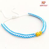 Vòng Chỉ Xanh Dương Tỳ Hưu 9999
