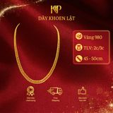 Dây Khoen Lật Vàng 24K KIM PHÁT