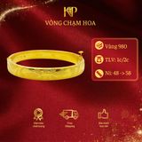 Vòng Bản Chạm Vàng 24K KIM PHÁT