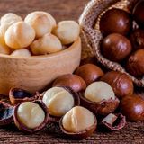Hạt macca Đắk Nông Tự nhiên (hộp trắng xanh)