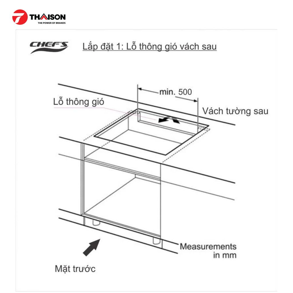 Bếp từ Chefs EH-DIH320 2 vùng nấu