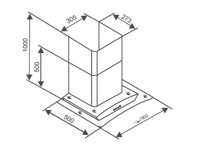 Máy hút khử mùi Canzy CZ 609