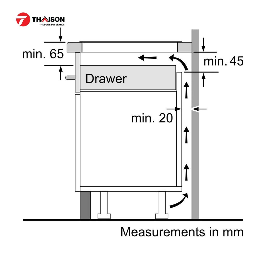 Bếp từ BOSCH PUC61KAA5E 3 vùng nấu