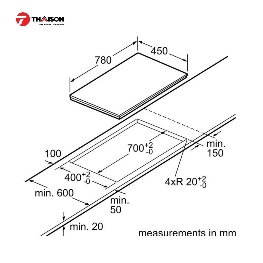 Bếp từ Bosch PPI82560MS 2 vùng nấu