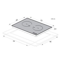 BẾP TỪ ĐÔI SPELIER SPM-958LT