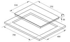 Bếp từ Fagor 3IF-73A2S 3 vùng nấu