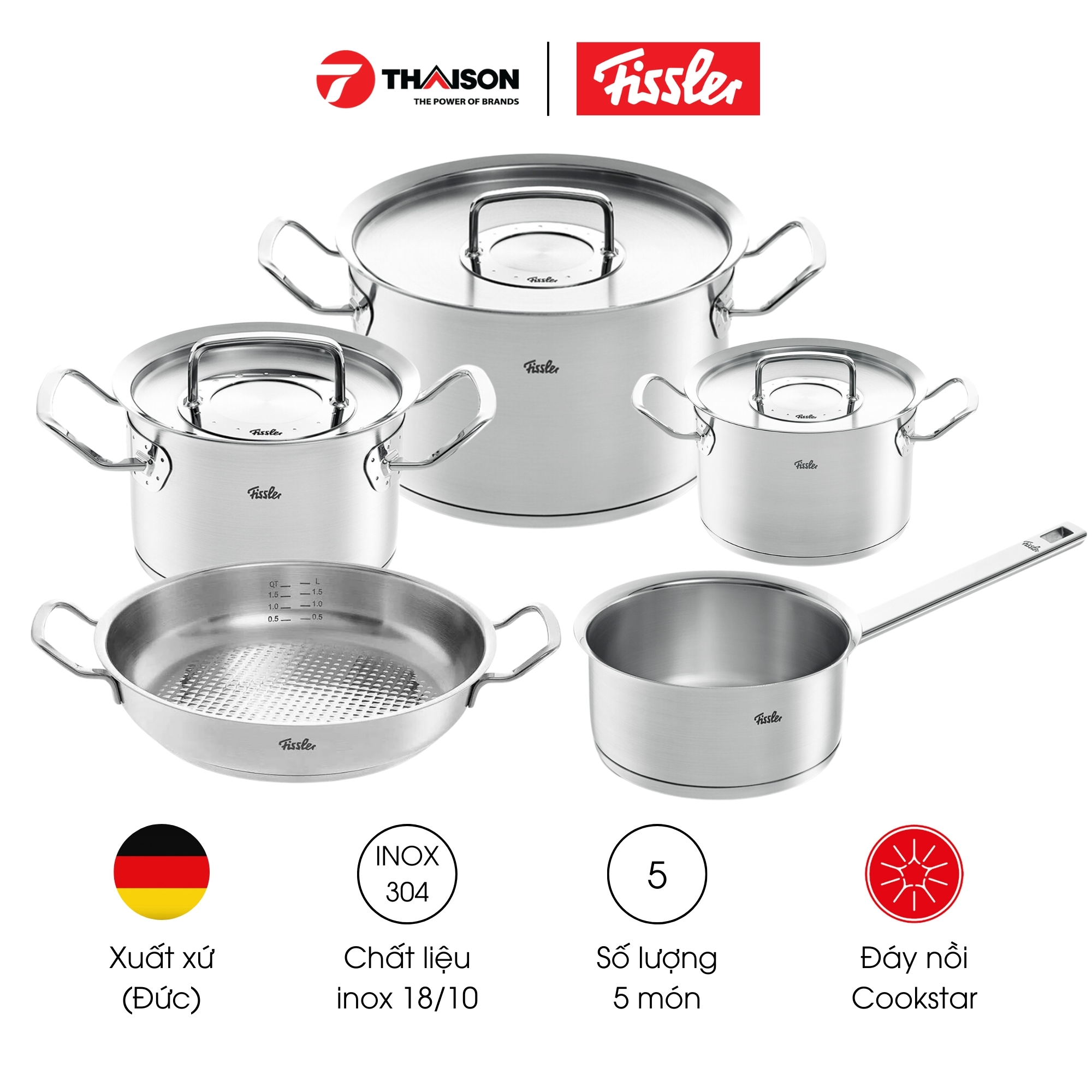 Bộ nồi FISSLER PROFI COLLECTION top bộ nồi bán chạy