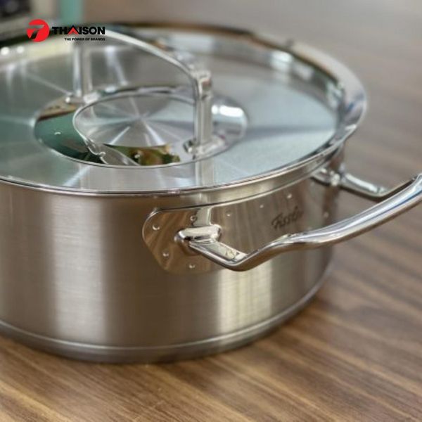 Bộ nồi Fissler Profi Original 4 nồi 1 quánh quai tròn dẹp 5