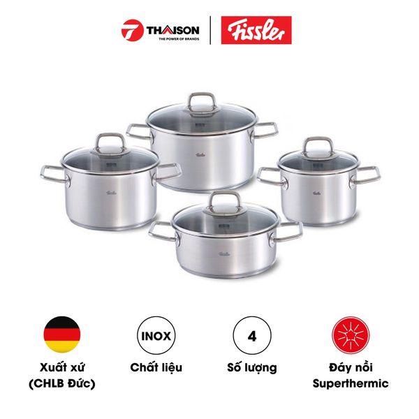 Bộ nồi Fissler Viseo 4 món Made in Germany