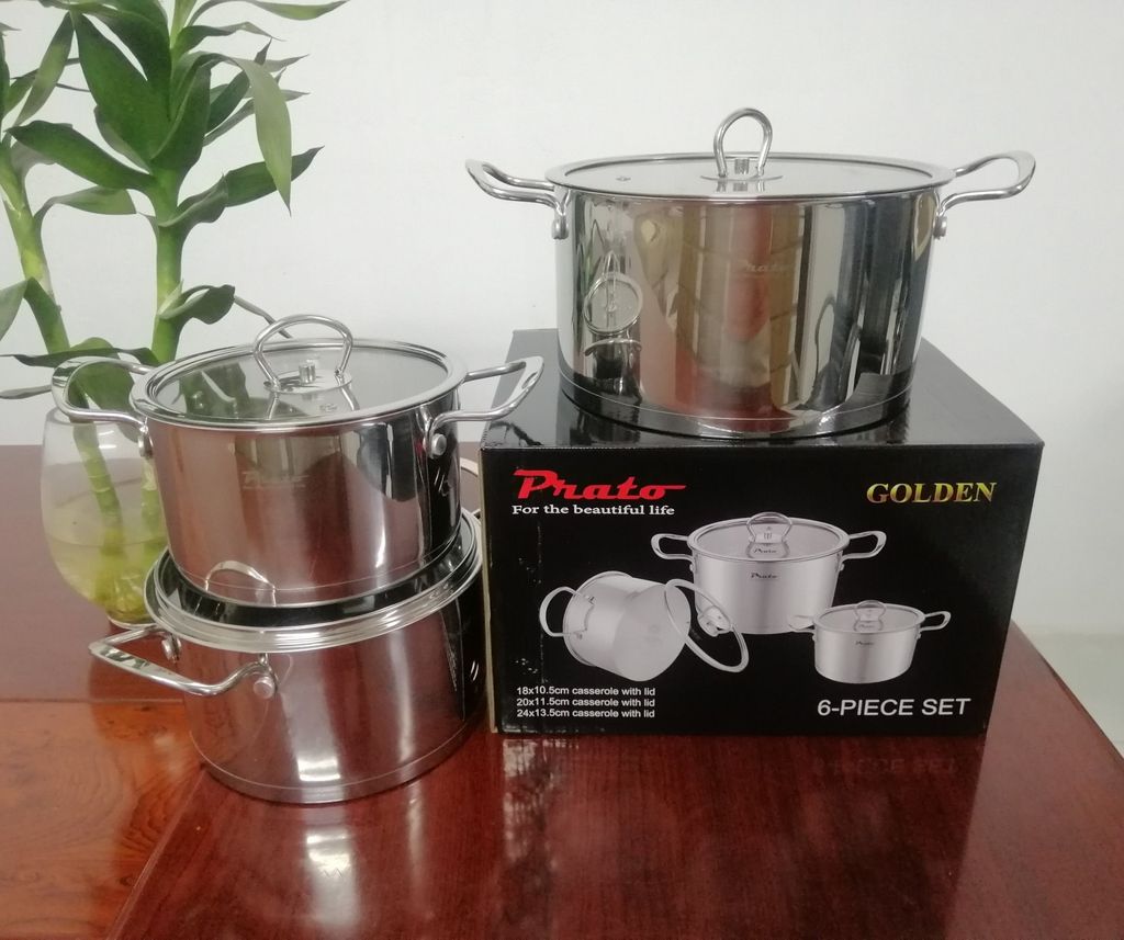 Bộ nồi Prato GOLDEN 3 món