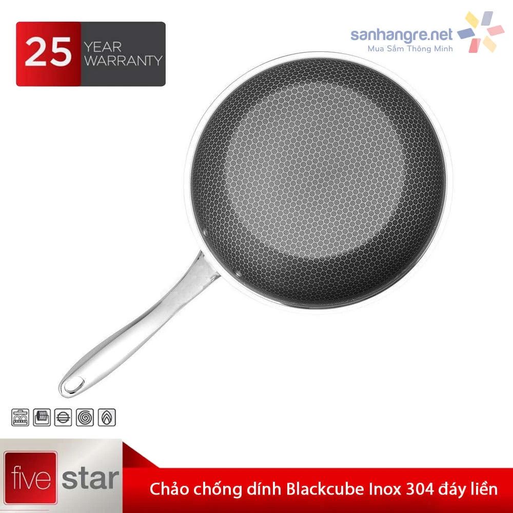 Chảo sâu lòng 3 lớp Fivestar cán dài 26/28cm