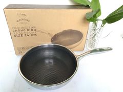 Chảo sâu lòng 3 lớp Fivestar cán dài 24cm