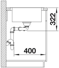 Chậu rửa bát BLANCO LEMIS 8 S-IF Chrome