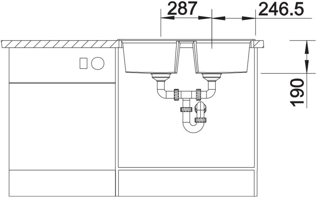 Chậu Rửa Bát Blanco LEXA 8 Anthrancite