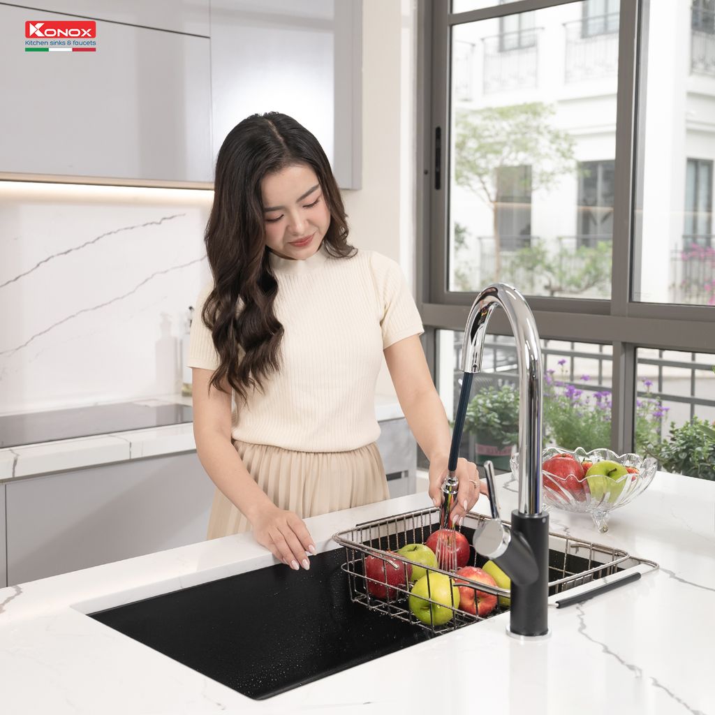 Chậu rửa bát Konox Granite Veloci 760S