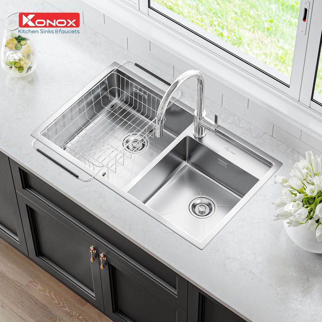 Chậu rửa bát Konox Overmount Sink KN8248DO