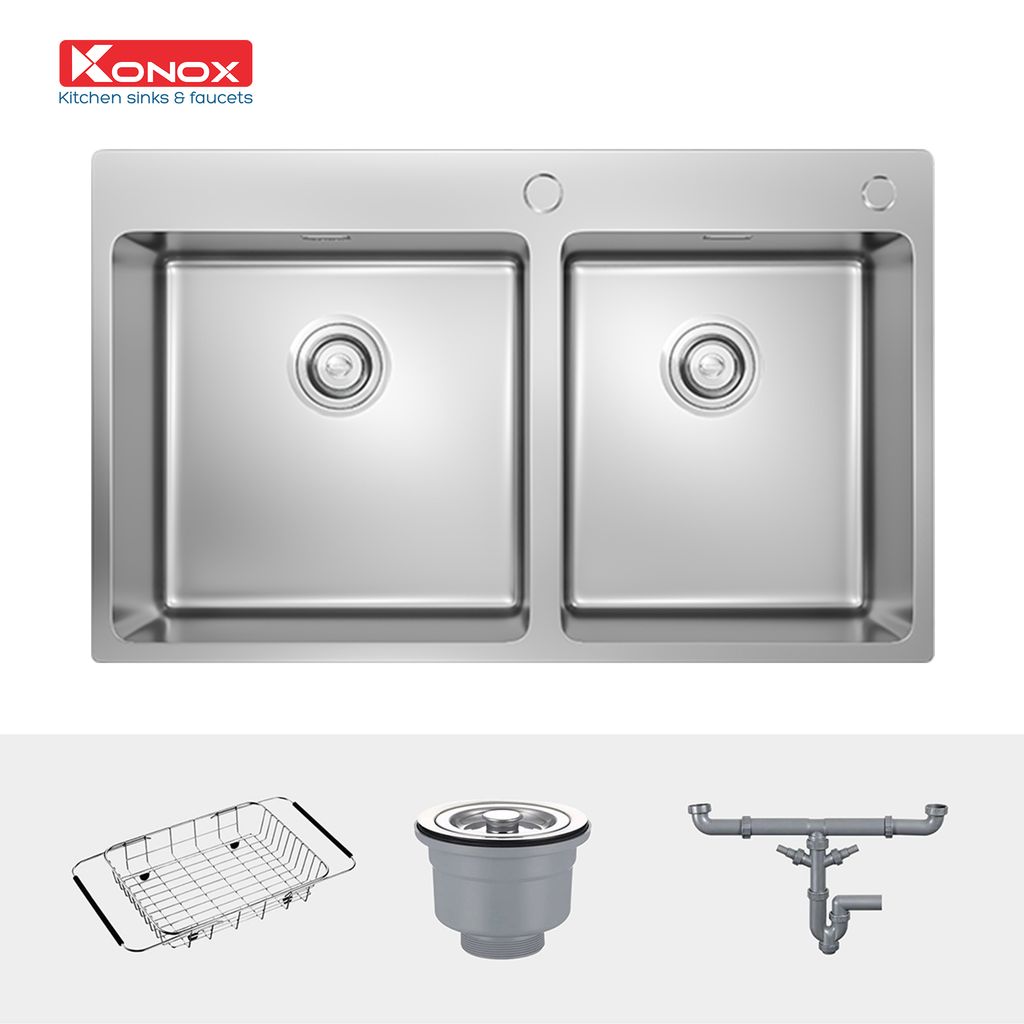 Chậu rửa bát Konox Topmount UNICO 8250