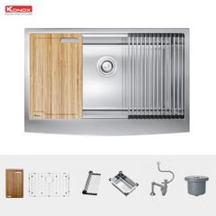 Chậu rửa bát Konox Workstation-Apron Sink KN8051AS Curve