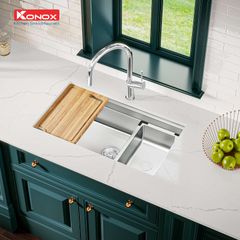 Chậu rửa bát Konox Workstation-Undermount Sink KN7644SU