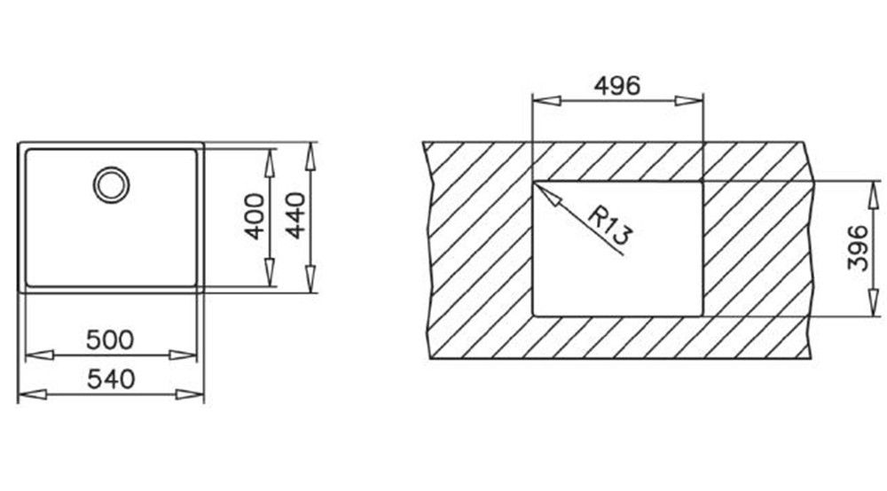 Chậu rửa bát Teka LINEA R15 50.40