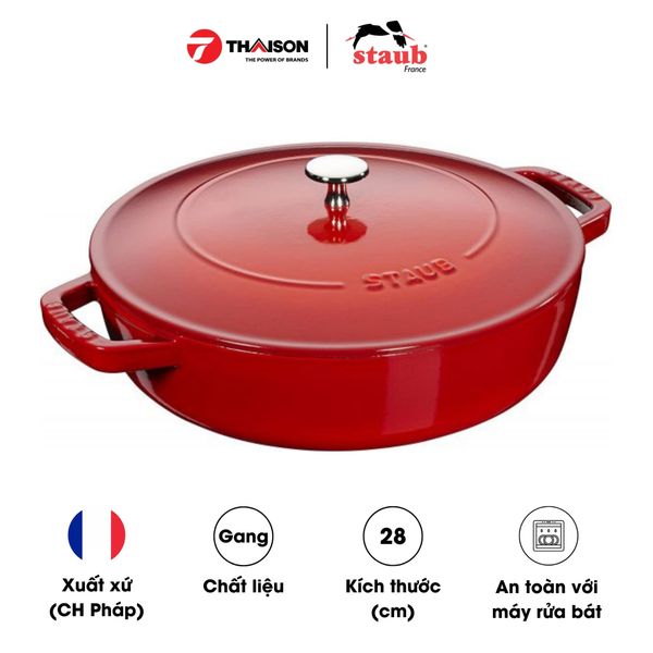 NỒI GANG STAUB CHISTERA LID 28CM