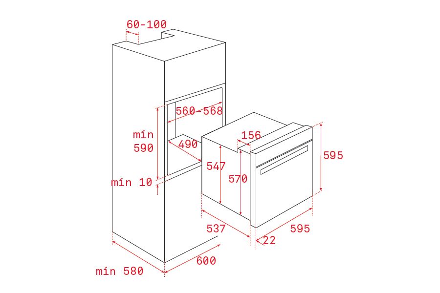 Lò nướng teka HSB 610