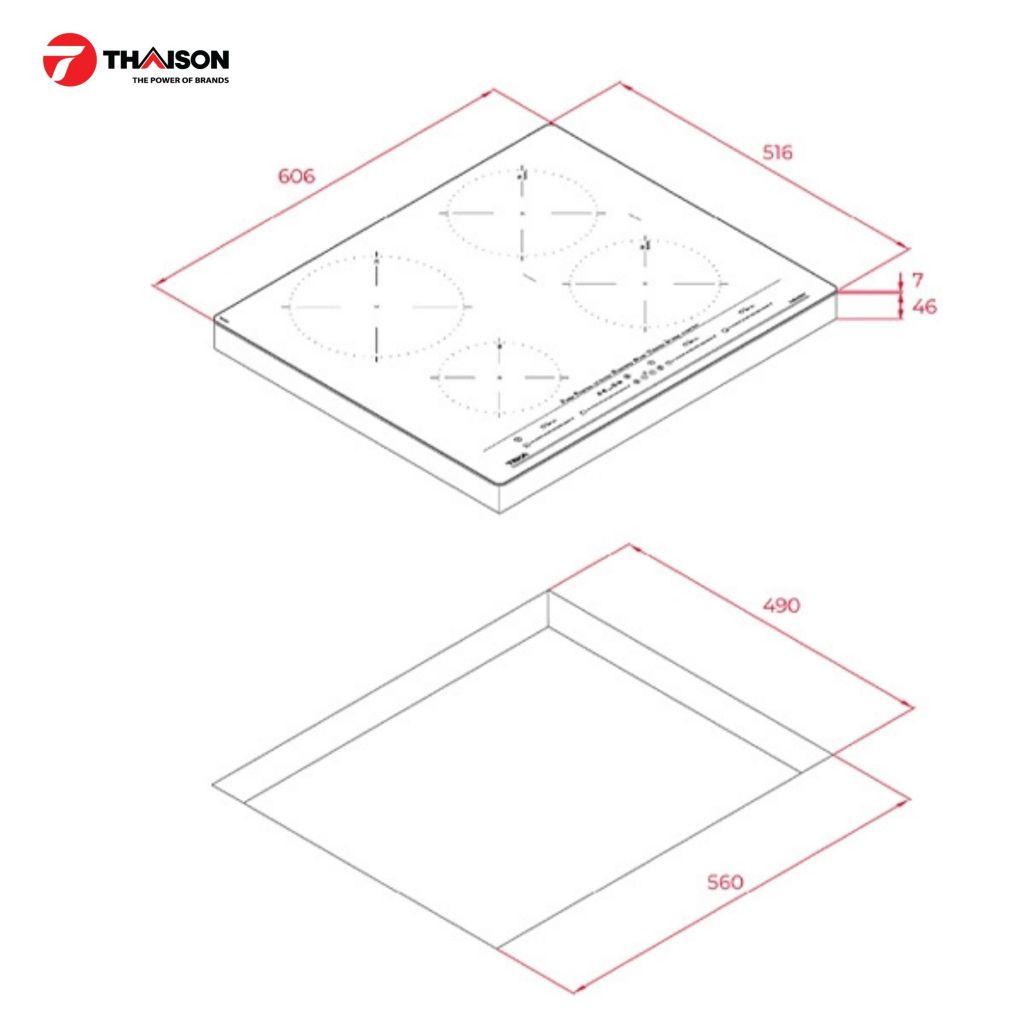 Bếp từ Teka ITC 64630 BK MST 4 vùng nấu