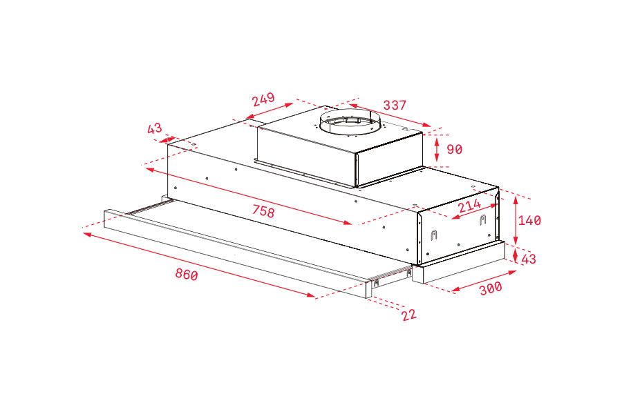 Máy Hút Mùi Teka CNL 6815 PLUS