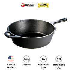 Chảo gang Lodge sâu lòng L8DSK3 26cm