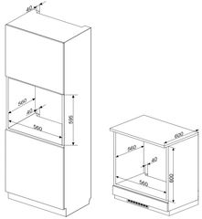 Lò nướng âm tủ Fagor 8H-185TFTNA