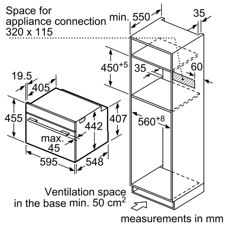 Lò nướng Bosch HMH.CMG633BS1B Series 8