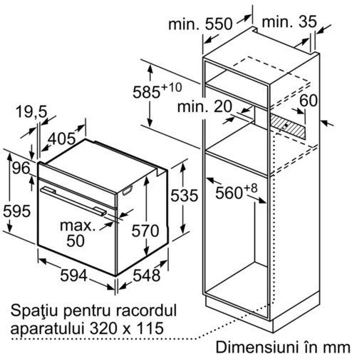 Lò nướng Bosch HBA534EB0 Series 4