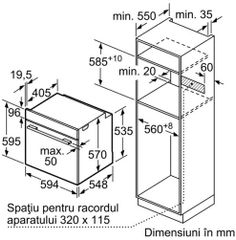 Lò nướng Bosch HBA534EB0 Series 4