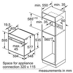 Lò nướng Bosch HBG634BB1B Series 8