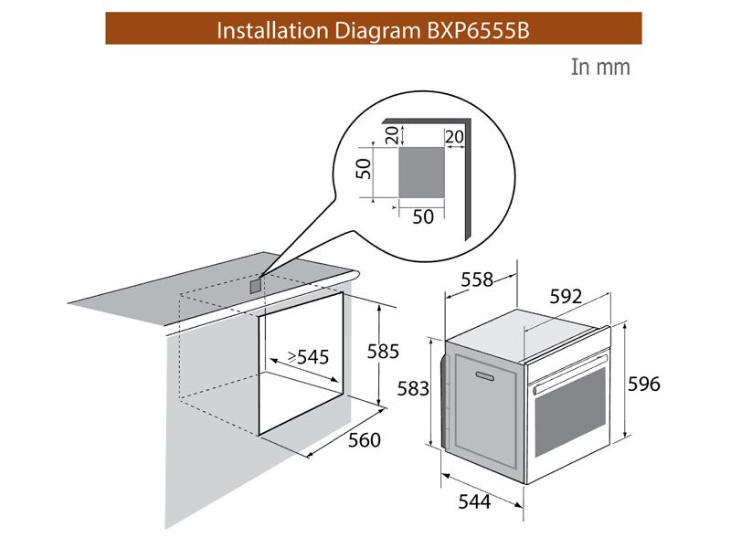 Lò nướng Brandt BXP6555B