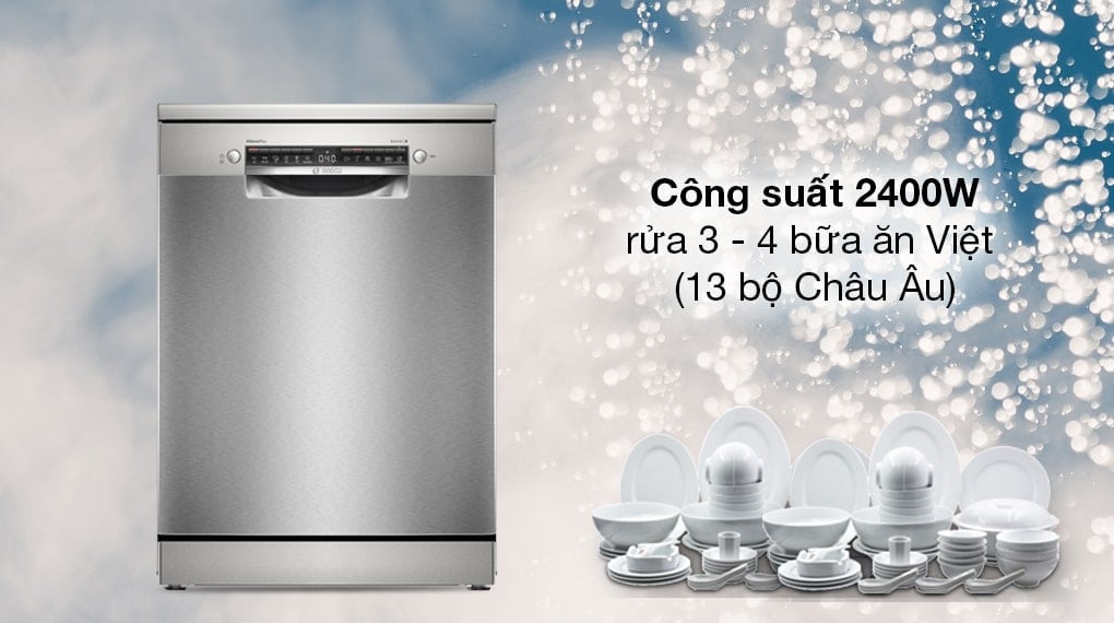 Máy rửa bát Bosch SMS4ECI26E series 4 công suất 2400W